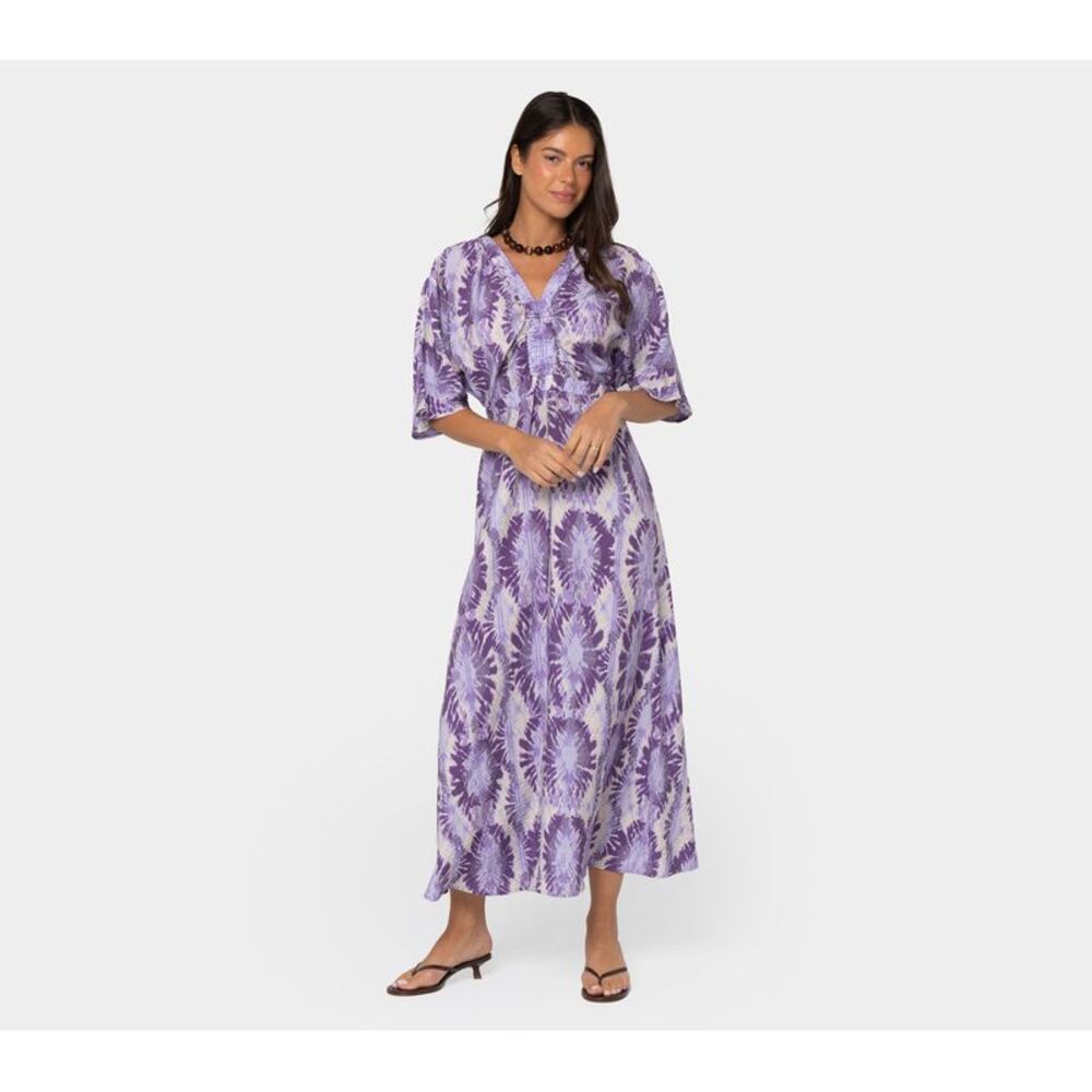 Peace Love World Women's Petite Dress PS Make Your Selection: Purple